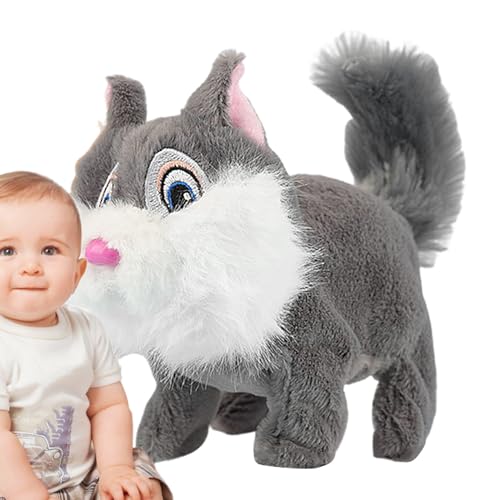 Zunetsutock Cuddly Squirrel Puppe - Plüsch weiches Spielzeug Elektrik Interactive | Tröstend gefüllte Tiere Kinder Zimmer Geschenk gemütlich Plüsch Spielzeug Sofa Zubehör Kuschel weiches Spielzeug für Zunetsutock Cuddly Squirrel Puppe - Plüsch weiches Spielzeug Elektrik Interactive | Tröstend gefüllte Tiere Kinder Zimmer Geschenk gemütlich Plüsch Spielzeug Sofa Zubehör Kuschel weiches Spielzeug für von Zunetsutock