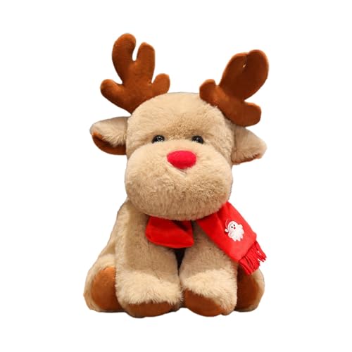 Zunetsutock Hirsch Plüschtier Hirsch Kissen Kuscheltier Puppe Kissen - Weihnachten Party Dekorationen Mehl für Mädchen Kinder Kind von Zunetsutock