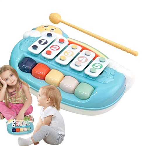 Zunetsutock Musik-Xylophon-Spielzeug, Baby-Xylophon-Spielzeug, Musik-Xylophon-Spielzeug, 5 Tasten, bunte sensorische Aktivität, Vorschulpädagogespiel, Instrumentenset Zunetsutock Musik-Xylophon-Spielzeug, Baby-Xylophon-Spielzeug, Musik-Xylophon-Spielzeug, 5 Tasten, bunte sensorische Aktivität, Vorschulpädagogespiel, Instrumentenset von Zunetsutock