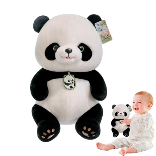 Zunetsutock Panda-Plüschtier, gefülltes Panda-Plüschtier – entzückendes Panda-Plüschkissen – umarmende Puppe weiches Plüschkissen für Sofa-Dekoration von Zunetsutock
