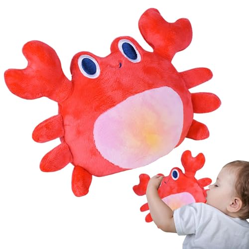 Zunetsutock Stofftiere - Babys schlafen so. Turtle Crab Delphin gefüllte Babys beruhigende Plüschpuppe Schlafgesellschaft Musik und leichte sensorische Spielzeug für Kinder Zunetsutock Stofftiere - Babys schlafen so. Turtle Crab Delphin gefüllte Babys beruhigende Plüschpuppe Schlafgesellschaft Musik und leichte sensorische Spielzeug für Kinder von Zunetsutock