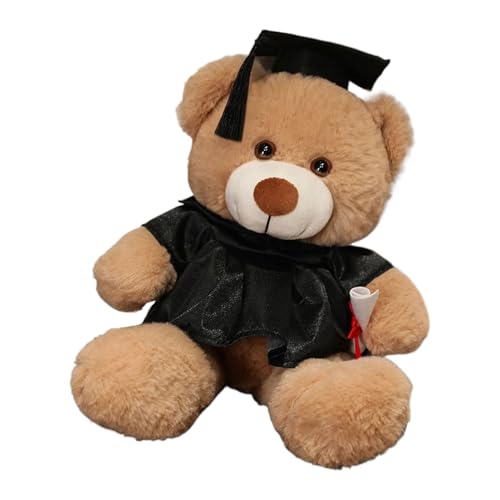Zuntsutock Spielzeugpuppe mit einem Kerbe - Pluxbär-Graduierung, Bär mit Prüfung Spielzeug - weich und bequem tragbares Spielzeug für Tischschirmbänder Zuntsutock Spielzeugpuppe mit einem Kerbe - Pluxbär-Graduierung, Bär mit Prüfung Spielzeug - weich und bequem tragbares Spielzeug für Tischschirmbänder von Zunetsutock
