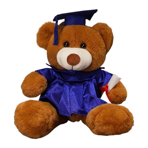 Zuntsutock Spielzeugpuppe mit einem Kerbe - Pluxbär-Graduierung, Bär mit Prüfung Spielzeug - weich und bequem tragbares Spielzeug für Tischschirmbänder Zuntsutock Spielzeugpuppe mit einem Kerbe - Pluxbär-Graduierung, Bär mit Prüfung Spielzeug - weich und bequem tragbares Spielzeug für Tischschirmbänder von Zunetsutock