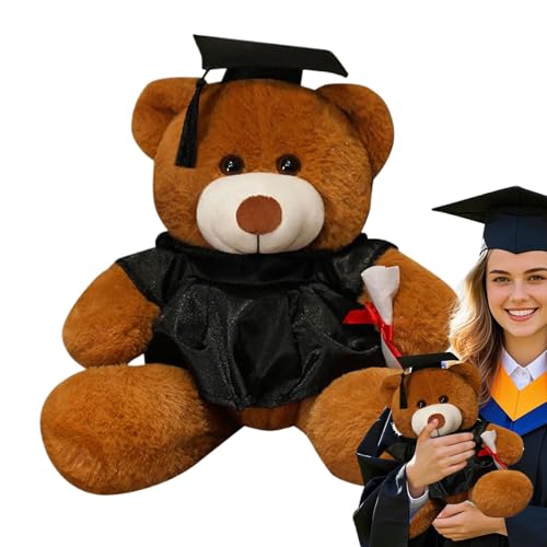 Zuntsutock Spielzeugpuppe mit einem Kerbe - Pluxbär-Graduierung, Bär mit Prüfung Spielzeug - weich und bequem tragbares Spielzeug für Tischschirmbänder Zuntsutock Spielzeugpuppe mit einem Kerbe - Pluxbär-Graduierung, Bär mit Prüfung Spielzeug - weich und bequem tragbares Spielzeug für Tischschirmbänder von Zunetsutock