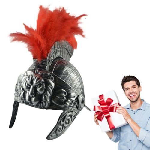 Armet Retro Gladiator – Römischer Kriegerhelm mit beweglichem Visier | Authentischer und strapazierfähiger Helm | ideal für Cosplay, Mittelalterliche Verkleidungen und Sammlerzubehör für Erwachsene Armet Retro Gladiator – Römischer Kriegerhelm mit beweglichem Visier | Authentischer und strapazierfähiger Helm | ideal für Cosplay, Mittelalterliche Verkleidungen und Sammlerzubehör für Erwachsene von Zunishaone