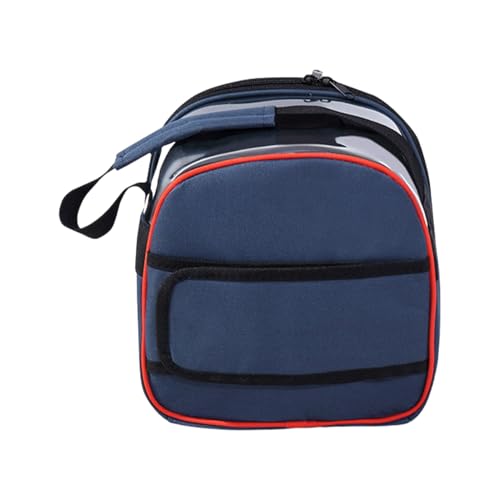 Bowling Ball Tote Bag - robuste individuelle Tasche mit integriertem Kissen | Sichern Sie den Transport Ihres Bowlingballs, langlebiger Griff, kompaktes blaues Design für Freiheit oder Spielen von Zunishaone