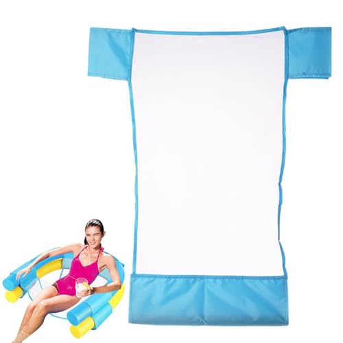 Chaise de nouilles de piscine, chaise flottante en maille pour baignade | Chaise de baignade soutenue par des nouilles, chaise de piscine à structure en maille, idéale pour se détendre dans l'eau, cha Chaise de nouilles de piscine, chaise flottante en maille pour baignade | Chaise de baignade soutenue par des nouilles, chaise de piscine à structure en maille, idéale pour se détendre dans l'eau, cha von Zunishaone