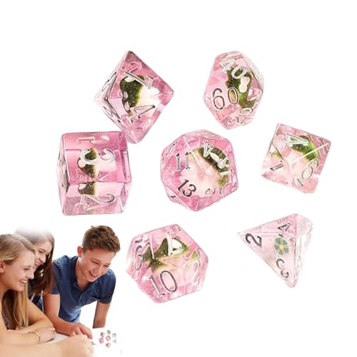 DICE Fancy Pilzs - 7 Harzwürfel für Rollenspiele, | Tischspielzubehör, einzigartige polyedrische Würfel für RPG -Abenteuer, Dungeons und DICE Fancy Pilzs - 7 Harzwürfel für Rollenspiele, | Tischspielzubehör, einzigartige polyedrische Würfel für RPG -Abenteuer, Dungeons und von Zunishaone