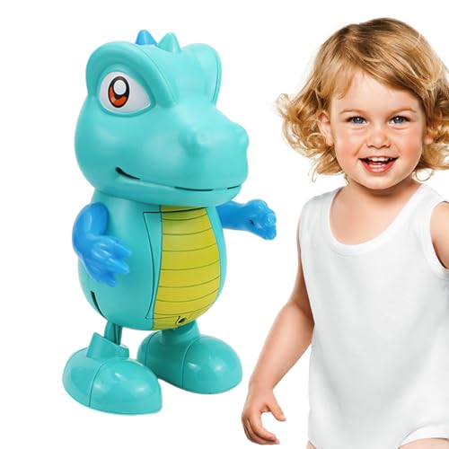 Elektro -Tanzspielzeug - Musical Dinosaur Roboter, brüllendes LED -Spielzeug | Fun Moving Light Show mit niedlichem Design, sicherem Build für Kleinkinder, Themenparty, Geburtstage und kreativer Spiel von Zunishaone