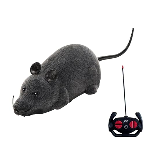 Elektronische Katzenmaus - Fernsteuerung Spielzeug, interaktives Spiel Nagetier | Batterieantriebes Motion -Zubehör, unterhaltsames Unterhaltungsgadget, realistisches Beute -Simulationsspielzeug für H Elektronische Katzenmaus - Fernsteuerung Spielzeug, interaktives Spiel Nagetier | Batterieantriebes Motion -Zubehör, unterhaltsames Unterhaltungsgadget, realistisches Beute -Simulationsspielzeug für H von Zunishaone