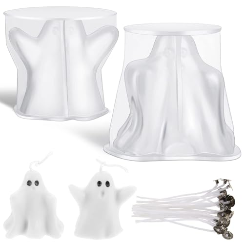 Geisterkerzenformen - Silikon Halloween Form, gruselige - | Wiederverwendbares Design der Lebensmittelqualität mit einfacher Veröffentlichung für Wachshandwerk, Harzprojekte, Seifenherstellun Geisterkerzenformen - Silikon Halloween Form, gruselige - | Wiederverwendbares Design der Lebensmittelqualität mit einfacher Veröffentlichung für Wachshandwerk, Harzprojekte, Seifenherstellun von Zunishaone