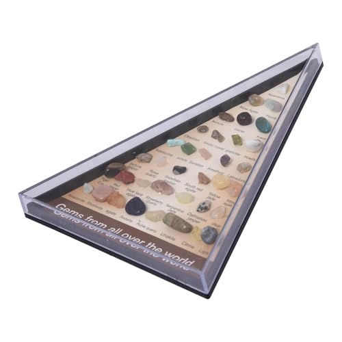 Gesteins- und Mineral-Set – 36-teiliges Geologie-Set für Kinder | Real Gemston & Crystal Collection mit Aufbewahrungsbox, STEM Wissenschaftslernset für Jungen und Mädchen, Felsen Gesteins- und Mineral-Set – 36-teiliges Geologie-Set für Kinder | Real Gemston & Crystal Collection mit Aufbewahrungsbox, STEM Wissenschaftslernset für Jungen und Mädchen, Felsen von Zunishaone