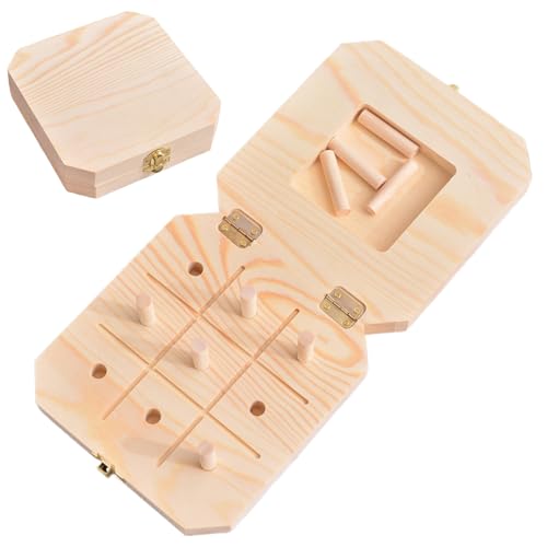 Hölzer Pegboard - Handkoordinierungsbrett, Fingerfertigkeitshilfe | Perfekt für Schulen, Kliniken, Häuser und Studios - langlebiges Holzaktivitätsbrett mit Schlitzen für Fingerübungen, Stärkung d von Zunishaone