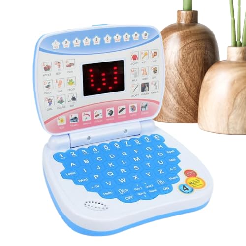Laptop für Kinder | Lerncomputer mit Bildschirm und Musik, französische Tastatur zum Lernen von Buchstaben, Zahlen und Formen, interaktives Spielzeug für die kognitive Entwicklung u Laptop für Kinder | Lerncomputer mit Bildschirm und Musik, französische Tastatur zum Lernen von Buchstaben, Zahlen und Formen, interaktives Spielzeug für die kognitive Entwicklung u von Zunishaone