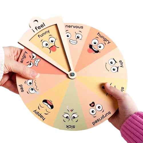Montesori Emotionsrad | Gefühlsrad für Kinder mit leuchtenden Farben | Lernwerkzeug zum Identifizieren & Ausdrücken von Emotionen, perfekt für Klassenzimmer, Therapie & Intspiele Montesori Emotionsrad | Gefühlsrad für Kinder mit leuchtenden Farben | Lernwerkzeug zum Identifizieren & Ausdrücken von Emotionen, perfekt für Klassenzimmer, Therapie & Intspiele von Zunishaone