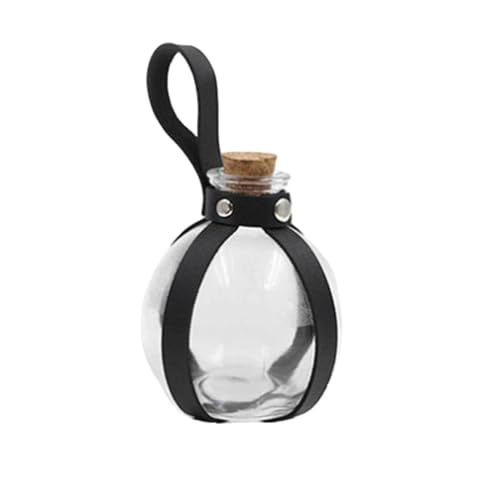 Mystic Flask Carrier - Dark Magic Potion Belt, Kork Flaschenhalter | Renaissance Kostüm Zubehör, Kleine Runde Trank Flaschen, Großpackung für Zauberer, Fee, Ren Faire, Halloween Party Mystic Flask Carrier - Dark Magic Potion Belt, Kork Flaschenhalter | Renaissance Kostüm Zubehör, Kleine Runde Trank Flaschen, Großpackung für Zauberer, Fee, Ren Faire, Halloween Party von Zunishaone