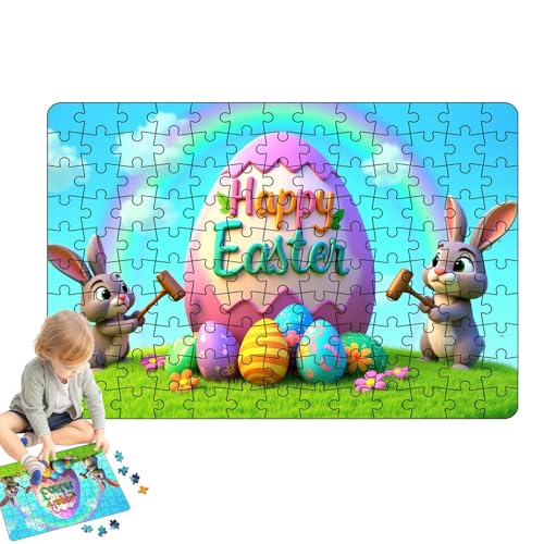 Osterpuzzle, niedliches Kaninchen -Puzzle - farbiges Puzzlespiel mit Kaninchenmuster, unterhaltsame und kreative Aktivitäten für Kinder und Erwachsene, ideal für Frühlings- und Osterfeiertage Osterpuzzle, niedliches Kaninchen -Puzzle - farbiges Puzzlespiel mit Kaninchenmuster, unterhaltsame und kreative Aktivitäten für Kinder und Erwachsene, ideal für Frühlings- und Osterfeiertage von Zunishaone