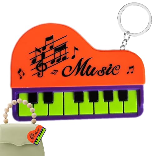 Porte-clés Piano Miniature – Klavier électronique Musical | Accessoire für Musizieren, originelles Cadeau für Pianisten, kompaktes Design und geringes Gewicht, ideal für Zwei, Trousseau de clés, déco von Zunishaone