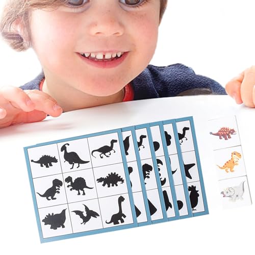 Puzzlespielzeug für Schattenpaarungen - Kinderspiele für Kinder | Beleuchtungsrätsel für das Haus, außerhalb, Schule und Reisen, anregendes Spielzeug für den Lehrling Puzzlespielzeug für Schattenpaarungen - Kinderspiele für Kinder | Beleuchtungsrätsel für das Haus, außerhalb, Schule und Reisen, anregendes Spielzeug für den Lehrling von Zunishaone