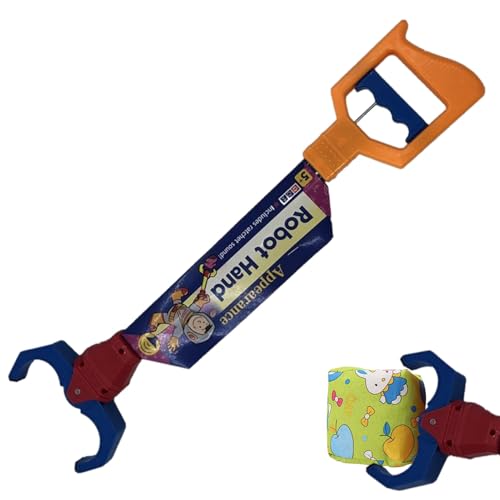 Roboterhand zum Greifen, Lernspielzeug für Kinder | 50 x 14 cm, sichere und ungiftige Materialien, leuchtende Farben regen die Fantasie an, fördert Konzentration und Koordination von Zunishaone