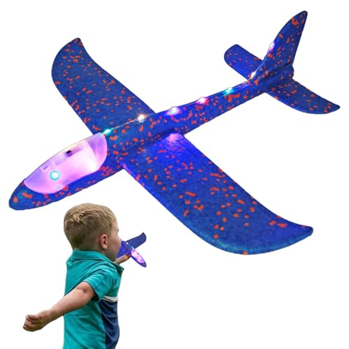 Schaumstoffflugzeuge für Kinder – Handwurf-Flugzeuggleiter aus Schaumstoff | 48 cm großes Flugzeugspielzeug, leichtes und sicheres Segelflugzeug, ideal für Spiele im Freien, Geburtstage und Partys im Schaumstoffflugzeuge für Kinder – Handwurf-Flugzeuggleiter aus Schaumstoff | 48 cm großes Flugzeugspielzeug, leichtes und sicheres Segelflugzeug, ideal für Spiele im Freien, Geburtstage und Partys im von Zunishaone