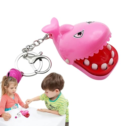 Schlüsselhalter für, Krokodilspielzeug, um den Finger zu beißen | Lustiges Accessoire für Rucksack oder Schlüssel, Mini -Überraschungsspielzeug für Kinder, Witz oder Dekompressionsgeschenk von Zunishaone