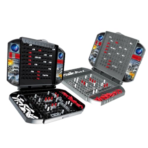 Seeschlacht - Strategic Board Game 2 Spieler | Classic Combat Game in Sea for Children 8-12 Jahre, Familien und Freunde | Brettspiel mit Grill, Schiffen und Spielsteinen, Geburtstagsgeschenk Seeschlacht - Strategic Board Game 2 Spieler | Classic Combat Game in Sea for Children 8-12 Jahre, Familien und Freunde | Brettspiel mit Grill, Schiffen und Spielsteinen, Geburtstagsgeschenk von Zunishaone