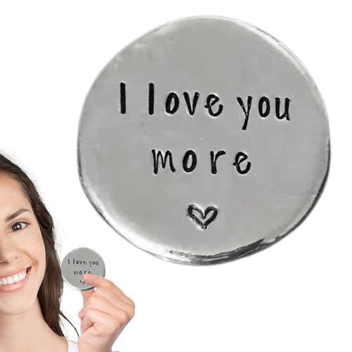 Tokens Taschenmünzen aus - Sentimentale Liebesmünzen, handgefertigtes Token-Set | bedeutendes Taschen-Geschenk, inspirierende Liebeserinnerungen, Unterstützung Tokens Taschenmünzen aus - Sentimentale Liebesmünzen, handgefertigtes Token-Set | bedeutendes Taschen-Geschenk, inspirierende Liebeserinnerungen, Unterstützung von Zunishaone
