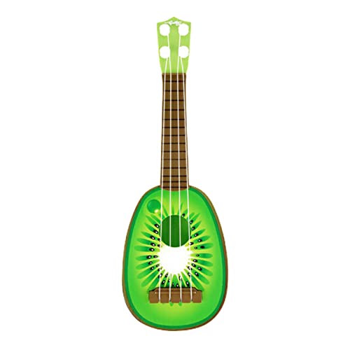 Ukulélé pour débutants | min guitare fruitée pour enfant - Jouet musical en forme de fraise, pastèque, orange, kiwi | Idéal pour garçons et filles, éveil au son, apprentissage de la musique, jouet von Zunishaone