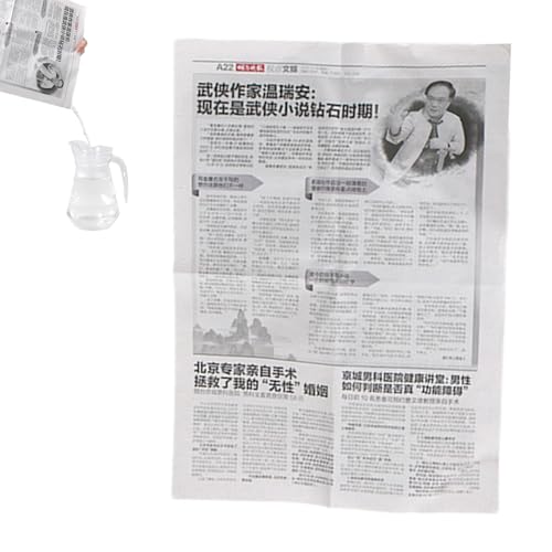 Zaubertrick-Set für Kinder: Zauberzubehör auf Bühne und Gasse, Wasser in der Zeitungsvorstellung | Zauberer-Lernset mit sicheren Materialien, tragbares Design für Show von Zunishaone