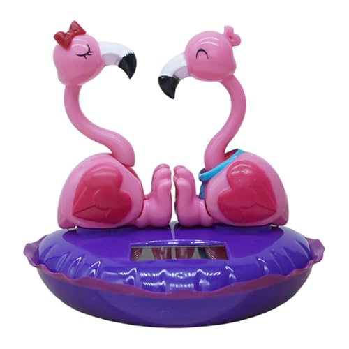 Zunishaone Animaux Dansants à Énergie Solaire - Flamant Rose Bobblehead | Jouet à Tête Secouante Pour Tableau de Bord, Figurine Animée à Énergie Solaire Pour Voiture, Bureau, Décoration Amusante Zunishaone Animaux Dansants à Énergie Solaire - Flamant Rose Bobblehead | Jouet à Tête Secouante Pour Tableau de Bord, Figurine Animée à Énergie Solaire Pour Voiture, Bureau, Décoration Amusante von Zunishaone