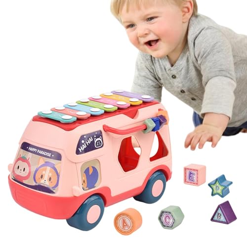 Zunishaone Baby Percussion Toy, Musikbus Spielzeug | Interaktives Spielzeug Schlagpiano mit Musik / Licht | Früherziehung Puzzle Maschine Vorschule Maschine Preschool Tell Tell für das Alter Zunishaone Baby Percussion Toy, Musikbus Spielzeug | Interaktives Spielzeug Schlagpiano mit Musik / Licht | Früherziehung Puzzle Maschine Vorschule Maschine Preschool Tell Tell für das Alter von Zunishaone