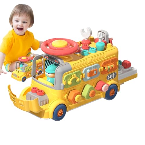 Zunishaone Baby sensorische Aktivität Würfel Spielzeug | Bus-förmiges Awakening Cube, montesori Toy für Kleinkinder, Feinmotorik, Reisen, Lernen, Bildungsspielzeug 1 2 Jahre Zunishaone Baby sensorische Aktivität Würfel Spielzeug | Bus-förmiges Awakening Cube, montesori Toy für Kleinkinder, Feinmotorik, Reisen, Lernen, Bildungsspielzeug 1 2 Jahre von Zunishaone