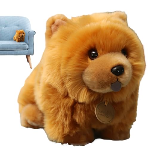 Zunishaone Chow Chow Toy Toy | Hochwertiger Plüschhund, weiche und realistische Puppe 25 cm, Kinderplüsch, Baby, Schlafzimmerdekoration oder beruhigendes Lesezubehör Zunishaone Chow Chow Toy Toy | Hochwertiger Plüschhund, weiche und realistische Puppe 25 cm, Kinderplüsch, Baby, Schlafzimmerdekoration oder beruhigendes Lesezubehör von Zunishaone