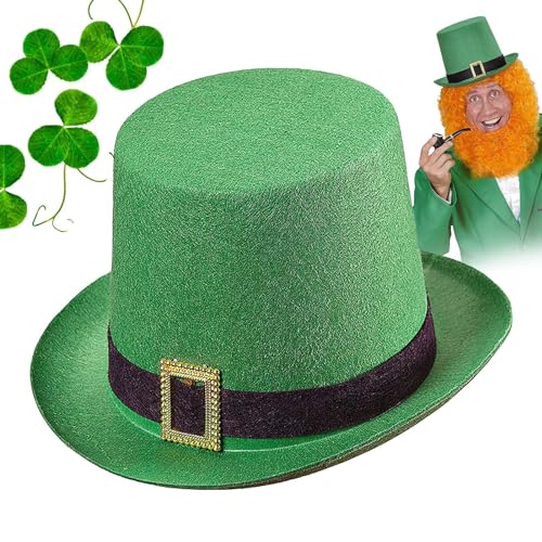 Zunishaone Grüner Kleeblatthut zum St. Patrick's Day – irischer Koboldhut für Party | Irisches Feierzubehör, ideal für Heimdekorationen und St. Patrick's Day-Kostüme Zunishaone Grüner Kleeblatthut zum St. Patrick's Day – irischer Koboldhut für Party | Irisches Feierzubehör, ideal für Heimdekorationen und St. Patrick's Day-Kostüme von Zunishaone