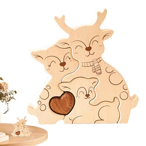 Zunishaone Holzpuzzle, Holzpuzzle für Erwachsene – sichere Lernpuzzles in Elchform | Lustiges Kunstpuzzle aus für Thanksgiving, Weihnachten, Neujahr, Valentinstag Zunishaone Holzpuzzle, Holzpuzzle für Erwachsene – sichere Lernpuzzles in Elchform | Lustiges Kunstpuzzle aus für Thanksgiving, Weihnachten, Neujahr, Valentinstag von Zunishaone