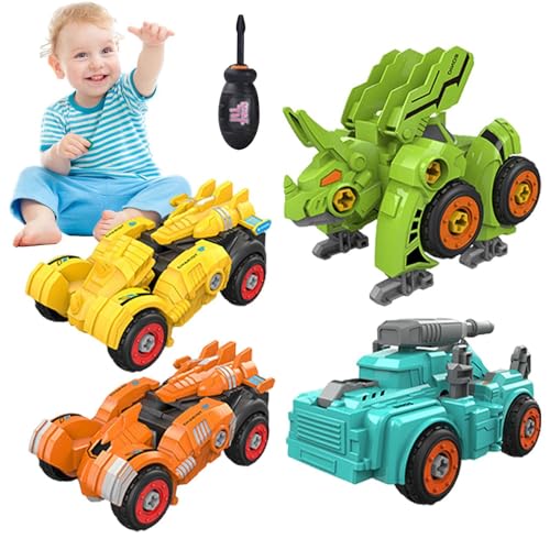 Zunishaone Kinderautospielzeug,Dinosaurier-Autospielzeug verformen - 4X verwandelndes Dinosaurier-Roboter-Autospielzeug,Sicheres Frühlernspielzeug, Vorschulaktivitäten, Zunishaone Kinderautospielzeug,Dinosaurier-Autospielzeug verformen - 4X verwandelndes Dinosaurier-Roboter-Autospielzeug,Sicheres Frühlernspielzeug, Vorschulaktivitäten, von Zunishaone