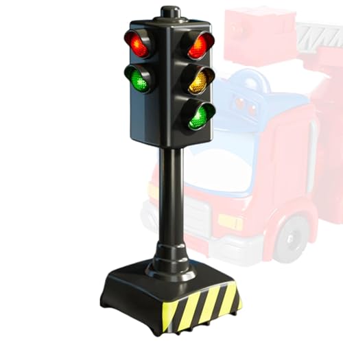 Zunishaone Kinderspielzeug Ampeln mit Soundeffekten | Straßensignalmodell - Realistic Stop Light, min -Bildungsvermörderung, Verkehrsindikator, interaktives Spielzeug, um die Regionen zu Lernen von Zunishaone