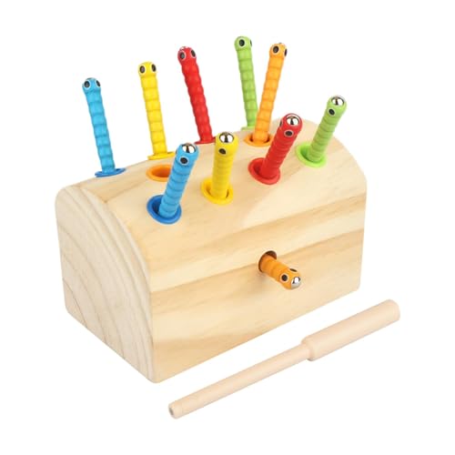 Zunishaone Magnetisches Fangspielzeug, Spielzeug für Kinder, magnetisches Spielzeug zur Klassifizierung aus Holz, niedliches und interessantes Lernspielzeug für Kindertag, Ostern, Zunishaone Magnetisches Fangspielzeug, Spielzeug für Kinder, magnetisches Spielzeug zur Klassifizierung aus Holz, niedliches und interessantes Lernspielzeug für Kindertag, Ostern, von Zunishaone