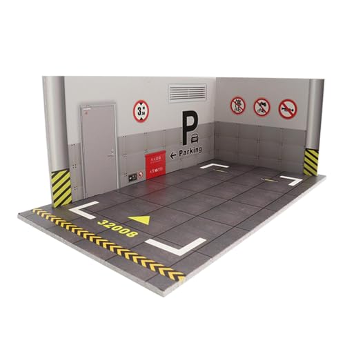 Zunishaone Modell des Parkplatzes für Autos, Modell der Parkgarage im Maßstab 1:24, Modell-Parkplatz-Szene für Sammler von Zunishaone Modell des Parkplatzes für Autos, Modell der Parkgarage im Maßstab 1:24, Modell-Parkplatz-Szene für Sammler von von Zunishaone