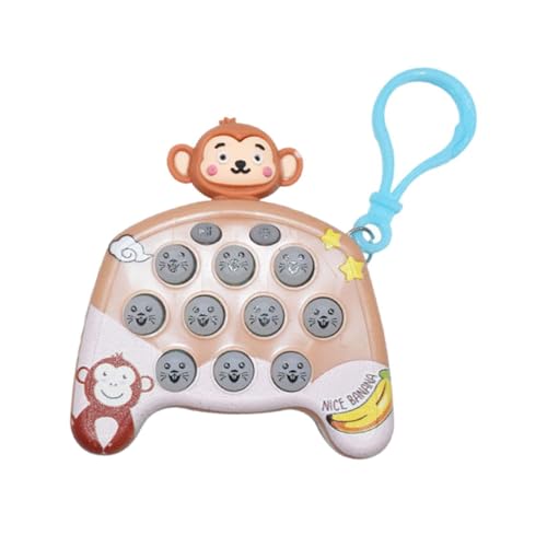 Zunishaone Pop Fidget Spiel, Pop Fidget Spiel, Taschenanhänger mit Pop Bubble Up Spielzeug für Kinder | Fidget Spielzeug für Spielekonsolen zum Training auf die Reaktion von Tieren der von Zunishaone