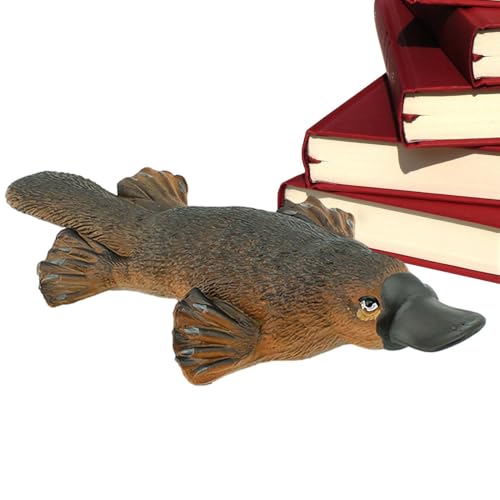 Zunishaone Schnabeltier Statue - Wildtiere Figuren Modell Spielset | Waldtiere Figuren Home Spielzeug Büro Dekoration Ornament Spielzeug für von Zunishaone