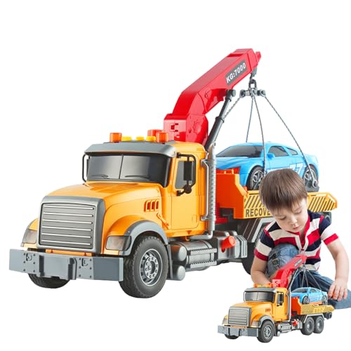 Sensory Engineering Crane, Rettungsschleppwagen mit Klang und Hellen Effekten, Kinderrennfahrzeug, interaktives Spielset, Geburtstagsgeschenk für kleine Leidenschaft Sensory Engineering Crane, Rettungsschleppwagen mit Klang und Hellen Effekten, Kinderrennfahrzeug, interaktives Spielset, Geburtstagsgeschenk für kleine Leidenschaft von Zunishaone