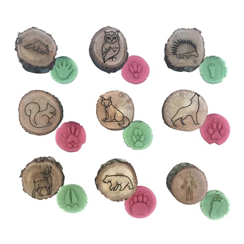 Zunishaone Stempel mit Tierabdruck | Min Stamps Art – Bastelstempel aus , kreativer Druck für Tiere, Scrapbooking von Zunishaone
