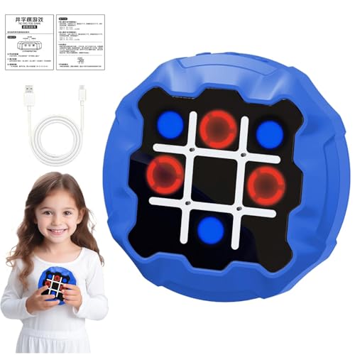 Zunishaone Tragbares elektronisches Puzzlespiel, tragbare elektrische Puzzle-Spielkonsole | Tragbare Puzzle-Reisespiele, Lernaktivitäten, Gehirnspiele für Kinder ab 3 Jahren von Zunishaone