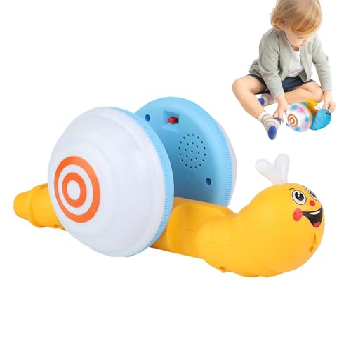 Zunishaone Ziehspielzeug für Kinder, Spielzeug zum Spazierengehen Raupe | Laufspielzeug für Kinder mit Sound Licht | Spielzeug mit Kordel Raupe für Aktivitäten von Zunishaone