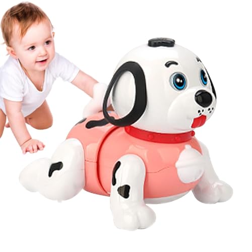 Zunishaone kriechendes Hundespielzeug für Krabbelspielzeug | Elektrisches Krabbelspielzeug mit beleuchteter Musik - Aktivitäten für Kinder im Vorschulalter, Spielzeug von Zunishaone