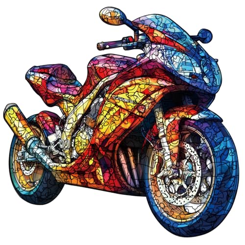 ZuoAnLF Holzpuzzles für Erwachsene, 200 Stück, Motorrad-Holzpuzzles, 30,5 x 30,5 cm, einzigartige Tier-Holzpuzzles für Erwachsene, unregelmäßige Holzpuzzles, kreatives Geschenk, Familienspiel ZuoAnLF Holzpuzzles für Erwachsene, 200 Stück, Motorrad-Holzpuzzles, 30,5 x 30,5 cm, einzigartige Tier-Holzpuzzles für Erwachsene, unregelmäßige Holzpuzzles, kreatives Geschenk, Familienspiel von ZuoAnLF