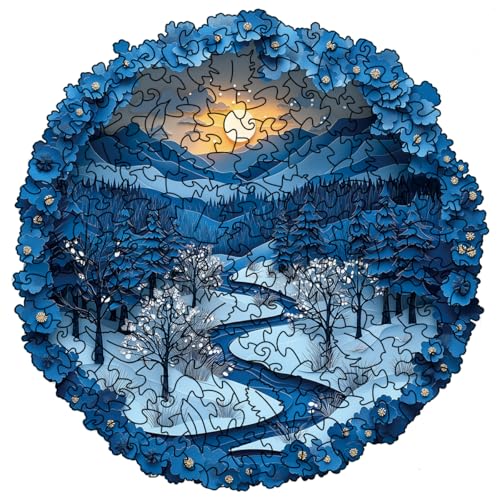 ZuoAnLF Holzpuzzles für Erwachsene, 200 Stück, Winter-Holzpuzzles, 30,5 x 30,5 cm, einzigartige Tier-Holzpuzzles für Erwachsene, unregelmäßige Holzpuzzles, kreatives Geschenk, Familienspiel ZuoAnLF Holzpuzzles für Erwachsene, 200 Stück, Winter-Holzpuzzles, 30,5 x 30,5 cm, einzigartige Tier-Holzpuzzles für Erwachsene, unregelmäßige Holzpuzzles, kreatives Geschenk, Familienspiel von ZuoAnLF
