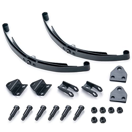 RC Car Steel Leaf Springs Set Highlift Chassis for 1/14th Tamiya RC Tractor Truck Upgrade Parts (Front) von ZuoLan